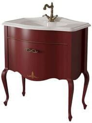 Тумба под раковину Caprigo Бурже 80 rossa vino 840х950х460 11012-019