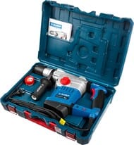 Перфоратор ЗУБР SDS-Max ЗПМ-40-1250 ЭВК, 1250 Вт, 40мм, 450об/мин, 2800уд/мин, 2 режима, выброзащита