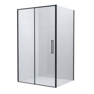 Душевое ограждение IDDIS Slide 1200х800х1950 прямоугольное, стекло прозрачное/черный SLI6BS28i23K
