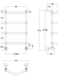 ����������������� ������� Margaroli Luna 432-4 (713,5�425) ����, 4323704CRN