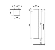 ����� ��������� Laufen CASE 4.0202.1.075.519.1 (350�335�1650) ����� �����, ����������� ���