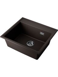 Мойка Omoikiri DAISEN 57 ES (570х510х195) врезная, артгранит, цвет эспрессо 4997310