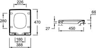 Уценка! Крышка-сиденье для унитаза Jacob Delafon TERRACE E4900-00/E70019-00 с микролифтом, белая — изображение 4