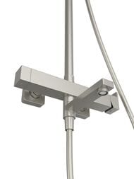 Душевая система CEZARES SLIDER-CVD-IN с настенным смесителем с изливом, сатин