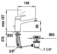 ��������� Laufen CITYPRO ��� �����������, ������ ������, ���� 3.1195.1.004.121.1