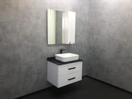 Зеркало-шкаф COMFORTY Амстердам-75 (750х800х170) белый, без подсветки 00004144209
