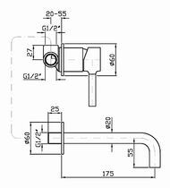��������� ��� �������� Zucchetti Pan ZP6030.C3 175 ��, ������������, ������ �������������
