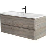 Тумба под раковину BelBagno ALBANO (1200х450х500) настенная,2 ящика,Pino Scania ALBANO-1200-2C-SO-PS