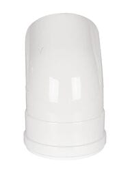 Отвод промежуточный раструбный Rommer 45° 60/100, RCA-6010-000045