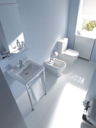 Биде напольное DURAVIT STARCK 3 370х560х420 отверстие под смеситель, перелив 2230100000