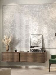 Обои виниловые на флизелине Kerama Marazzi Оазис мотив (1,06х10,05) серые KM6201 (рул.)