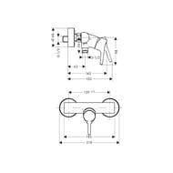 ��������� Hansgrohe Talis S 72600000 ��� ����, ������������, ���������, ����
