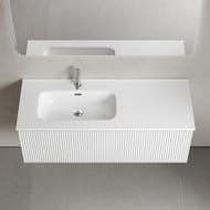Тумба подвесная SANCOS Snob R 1.0 1195х445х406, 1 ящик, доводчик, Bianco ,SNR1.0120LW