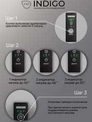 Полотенцесушитель Indigo Attic Romb б/п 1000х500 (таймер,скр.монт) полиров. LСLATCRE100-50Rt — изображение 9