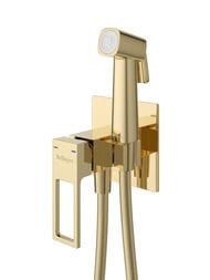 Смеситель BelBagno LUCE LUC-HGN-ORO однозахватный, с гигиеническим душем, цвет: золото
