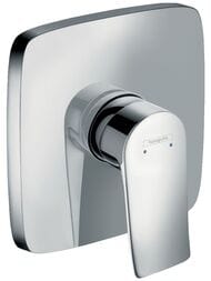 Смеситель Hansgrohe Metris 31456000 для душа, скрытый монтаж, однозахватный, хром — миниатюра 1