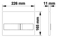BERGES комплект инсталляции с клавишей смыва L3 хром глянц., унитаз EGO Rimless 4в1 047213