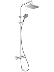 Душевая система Hansgrohe Vernis Shape 26286000 смеситель термостат, верхний/ручной душ, хром — миниатюра 1
