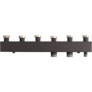 Коллектор распределительный ROMMER 3 отопительных контура 1.1/2", сталь