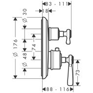 ��������� Axor Montreux 16821820 ���������������� � �������� ��������, ����. ������