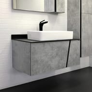 Тумба COMFORTY Эдинбург-90 (900х540х520) подвесная, столеш,. раковина, бетон светлый 00004149881