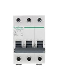 Выключатель Systeme Electric автоматический трехполюсный 16А С 4.5kA 400В City9 Set C9F34316