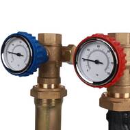 Насосная группа STOUT для твердотопливных котлов 1 с насосом Grundfos UPSO 25-65 SDG-0014-002502