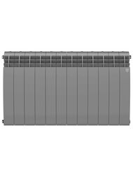 Радиатор биметаллический, 12 секциий ROYAL THERMO BiLiner 500 B ВШГ 574х960х87, 2220Вт, серебро, НС-1682276