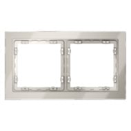 Рамка на 2 поста Voltum S70 VLS110203 (кашемир, стекло)