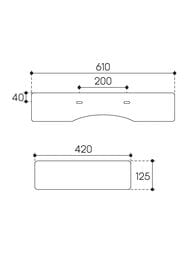 �������� ��������� Aqueduto Espiral 590�420�125 ��������� ��� ��������� � �������, ����� ESP0510