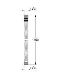 ������� ����� Grohe Rotaflex Long-Life 1750 ��, ������, ������ �� ��������������, ���� 28025001