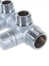 Коллектор запорный FAR 1"ВН на 3 отвода 3/4"EU c вставкой под уплотнение FK 3870 134UN