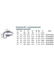 ������ 20�3/4"�, 90�, ��������������� � �������, ��� ���������������� ����, �����