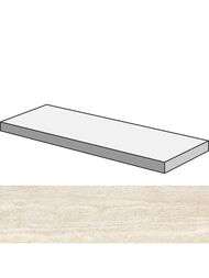 Ступень Italgraniti I TRAVERTINI BIANCO VEIN CUT ELEMENTO L ANGOLARE DX 20mm (600х1200x65) (кв.м.)
