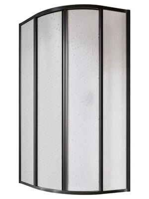 Душевой уголок RAVAK SUPERNOVA SKCP4-90 (895x895x1950) раздвижные двери, полистирол, черный+Pearl