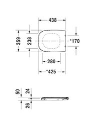 ������ ��������� DURAVIT D-CODE 355�545�360 ������������, ������� � �����������, ����� 45700900A1