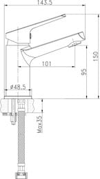 ��������� ��� �������� Cersanit FLAVIS 63034 ������������, ����