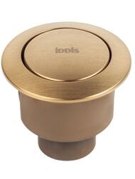 Кнопка слива для арматуры IDDIS 1-ур, 38 мм, бронза 92038BR1AR — миниатюра 1