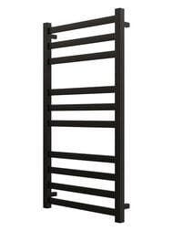 GROTA VENTO Полотенцесушитель "Лесенка" электрический 480x900 черный (RAL9005), 300Вт