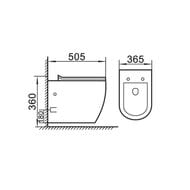 ������ ��������� Caprigo Modern Vittoria 365�505�360 ������������, ������� ���������, ����� V-1003