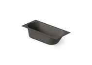 Ванна встраиваемая Dea Design DD8676 1700 5 (1700х750х580), ножки, слив/перелив, д/к, графит
