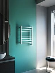 GROTA ECO CLASSIC Полотенцесушитель "Лесенка" электр. 480x600 300Вт RAL9003 матовый
