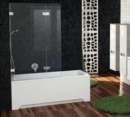 Шторка на ванну RAVAK BVS2-100 L (995-1005х1500) левая, профиль хром, стекло Transparent