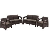 �������� ������ KETER CORFU REST SET WITHOUT TABLE, 2 ������+2 ������, ����������