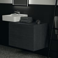 Тумба под раковину Ideal Standard CONCA (800x505x550) 2 ящика, дымный дуб, со столешницей T4322Y4