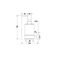 ������� ������� ���� DURAVIT Karree ���������, ����: ����/������� ������ 0099541000