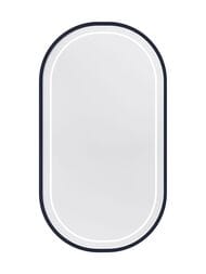 Зеркало Caprigo Контур 550х950х24 настенное, с подсветкой, овальное, черный M-359S-020