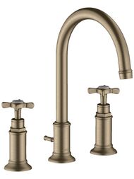Смеситель Axor Montreux 16513820 для умывальника двухзахватный на 3 отверстия, поворотный излив