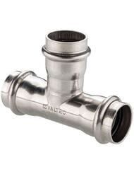 Пресс тройник VALTEC 22х18х22, нерж. сталь VTi.931.I.221822 — миниатюра 1