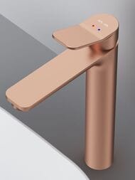 Смеситель AM.PM X-Joy F85A92044 231 мм, однозахватный, фиксированный излив,  розовое золото — изображение 12